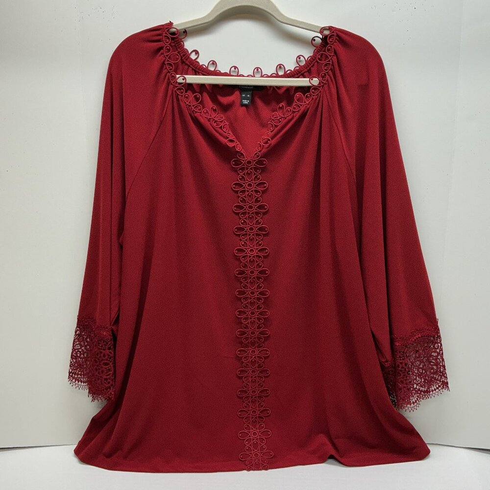XL DENNIS BASSO BLOUSE $81 A310216